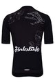 HOLOKOLO Kurzarm Radtrikot und Shorts - CRAZY ELITE - Schwarz/Weiß