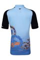 HOLOKOLO Kurzarm Radtrikot und Shorts - BIKERS KIDS - Blau/Schwarz/Weiß