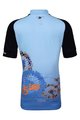 HOLOKOLO Kurzarm Radtrikot und Shorts - BIKERS KIDS - Blau/Schwarz/Weiß