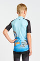 HOLOKOLO Kurzarm Fahrradtrikot - BIKERS KIDS - Blau/Schwarz