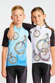 HOLOKOLO Kurzarm Fahrradtrikot - BIKERS KIDS - Blau/Schwarz