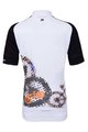 HOLOKOLO Kurzarm Radtrikot und Shorts - BIKERS KIDS - Schwarz/Weiß