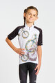 HOLOKOLO Kurzarm Fahrradtrikot - RIDERS KIDS - Schwarz/Weiß