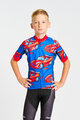 HOLOKOLO Kurzarm Fahrradtrikot - CARS KIDS - Rot/Blau