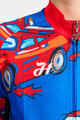 HOLOKOLO Kurzarm Fahrradtrikot - CARS KIDS - Rot/Blau