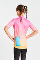 HOLOKOLO Kurzarm Fahrradtrikot - CANDYBAG KIDS - Gelb/Rosa