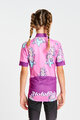 HOLOKOLO Kurzarm Fahrradtrikot - UNICORNS KIDS - Rosa/mehrfarbig
