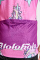 HOLOKOLO Kurzarm Fahrradtrikot - UNICORNS KIDS - Rosa/mehrfarbig