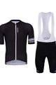 HOLOKOLO Kurzarm Radtrikot und Shorts - CONTENT ELITE - Schwarz