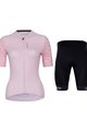 HOLOKOLO Kurzarm Radtrikot und Shorts - TENDER ELITE LADY - Rosa/Schwarz