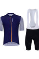 HOLOKOLO Kurzarm Radtrikot und Shorts - GLAD ELITE - Schwarz/Blau