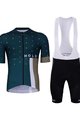 HOLOKOLO Kurzarm Radtrikot und Shorts - BRILLIANT ELITE - Schwarz/Blau