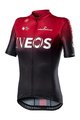 CASTELLI Kurzarm Fahrradtrikot - INEOS 2020 LADY - Schwarz/Rot