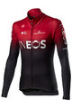 CASTELLI Langarm Fahrradtrikot für den Winter - INEOS 2020 WINTER - Schwarz/Hellblau/Weiß