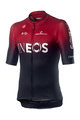 CASTELLI Kurzarm Fahrradtrikot - TEAM INEOS 2019 - Schwarz/Rot