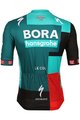 LE COL Kurzarm Fahrradtrikot - BORA HANSGROHE 2022 - Schwarz/Rot/Grün