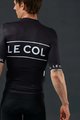 LE COL Kurzarm Fahrradtrikot - SPORT LOGO - Schwarz/Weiß