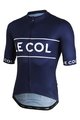 LE COL Kurzarm Fahrradtrikot - SPORT LOGO - Weiß/Blau