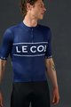 LE COL Kurzarm Fahrradtrikot - SPORT LOGO - Weiß/Blau