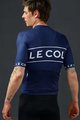 LE COL Kurzarm Fahrradtrikot - SPORT LOGO - Weiß/Blau