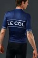 LE COL Kurzarm Fahrradtrikot - SPORT LOGO - Weiß/Blau