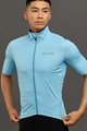 LE COL Kurzarm Fahrradtrikot - PRO RAIN - Hellblau