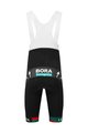 LE COL Kurze Fahrradhose mit Trägern - BORA HANSGROHE 2023 REPLICA SPORT - Schwarz