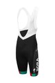 LE COL Kurze Fahrradhose mit Trägern - BORA HANSGROHE 2023 REPLICA SPORT - Schwarz