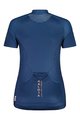 MALOJA Kurzarm Fahrradtrikot - GANESM. 1/2 LADY - Blau