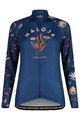 MALOJA Langarm Fahrradtrikot für den Sommer - GANESM. 1/1 LADY - Blau