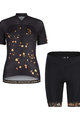 MALOJA Kurzarm Radtrikot und Shorts - TRECIMEM. - Schwarz