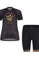 MALOJA Kurzarm Radtrikot und Shorts - GANESM. - Schwarz