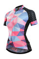 MONTON Kurzarm Fahrradtrikot - BREEZE LADY - Rosa/Hellblau