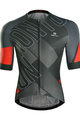 MONTON Kurzarm Fahrradtrikot - EDGE - Schwarz/Rot