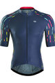 MONTON Kurzarm Fahrradtrikot - LANES - Blau