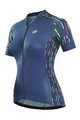 MONTON Kurzarm Fahrradtrikot - LANES LADY - Blau