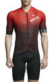 MONTON Kurzarm Fahrradtrikot - DEEP - Schwarz/Rot