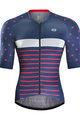 MONTON Kurzarm Fahrradtrikot - SUMMIT - Rot/Blau