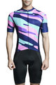 MONTON Kurzarm Fahrradtrikot - FLASH - Rosa/Blau