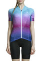 MONTON Kurzarm Fahrradtrikot - COLORFUL MIST LADY - Blau/Rosa