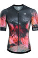 MONTON Kurzarm Fahrradtrikot - DARK FLOWER - Rosa/Schwarz
