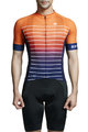 MONTON Kurzarm Fahrradtrikot - SUNGLOW - Orange/Blau
