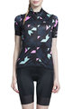 MONTON Fahrradweste - AUTUMN COLORS LADY - Schwarz/Rosa/Blau