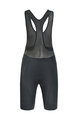 MONTON Kurze Fahrradhose mit Trägern - RACE LADY - Schwarz