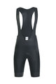 MONTON Kurze Fahrradhose mit Trägern - PRO - Schwarz