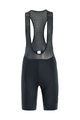 MONTON Kurze Fahrradhose mit Trägern - RACE 2 LADY - Schwarz