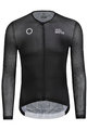 MONTON Langarm Fahrradtrikot für den Sommer - SPIRIT SUMMER - Schwarz