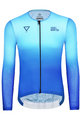 MONTON Langarm Fahrradtrikot für den Sommer - WATER SUMMER - Blau