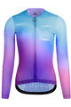 MONTON Langarm Fahrradtrikot für den Sommer - CANDYCOLOR LADY SMR - Blau/Lila