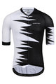 MONTON Kurzarm Fahrradtrikot - ROAR - Weiß/Schwarz